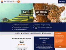 Tablet Screenshot of pangeatravel.nl
